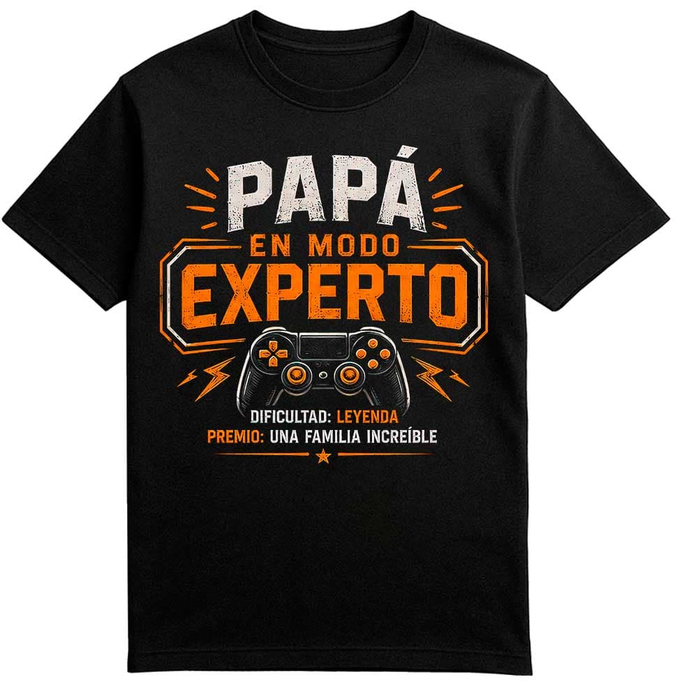 Camiseta día del padre «Papá en Modo Experto»