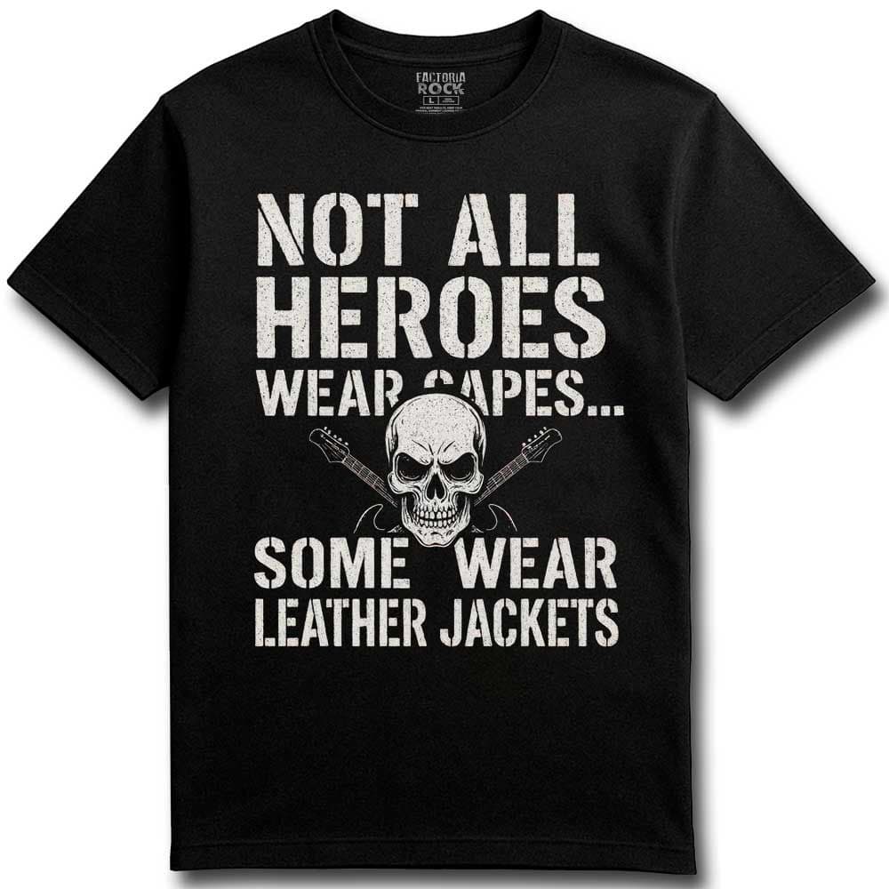 Camiseta de Rock «Not all Heroes» hombre, mujer y niño