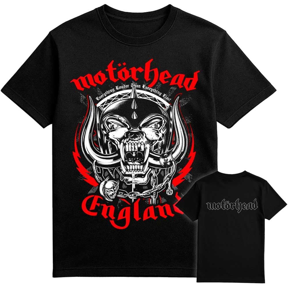 Camiseta MOTORHEAD – Red para hombre, mujer y niño